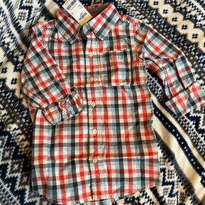 NWT Boy’s long sleeve button-down shirt